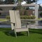 Flash Furniture Gray Modern Dual Slat Back Adirondack Chair JJ-C14509-GY-GG - alternate 1